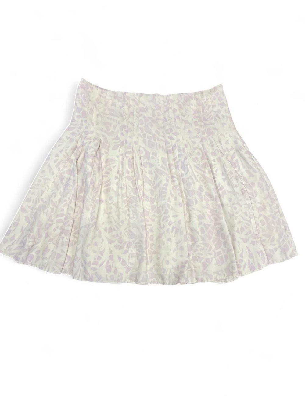 NWOT Loft Floral Skirt Purple White Size 6